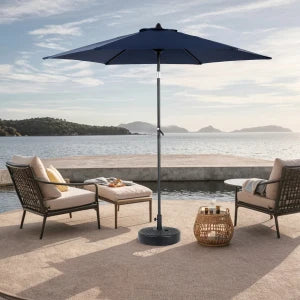 Parasol – Buitenparasol – Tuinparasol – Schaduwdoek – UV-Bestendig – 4,5 Meter Diameter – Stalen Frame