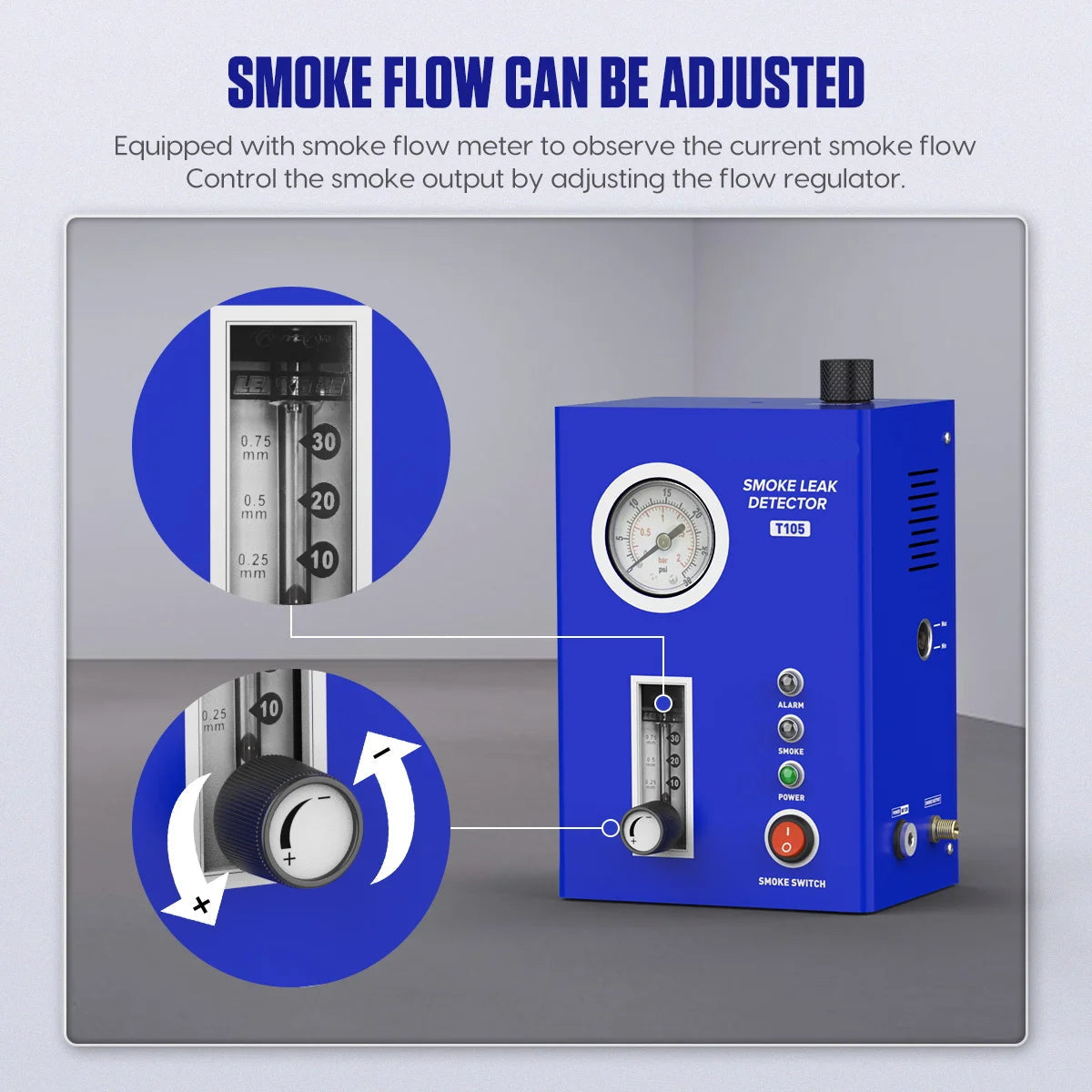 Auto Rooklek Tester - Auto Rooklekkage - 12V - EVAP, Vacuüm & Brandstofleiding Diagnose, Detecteert Olielekkage