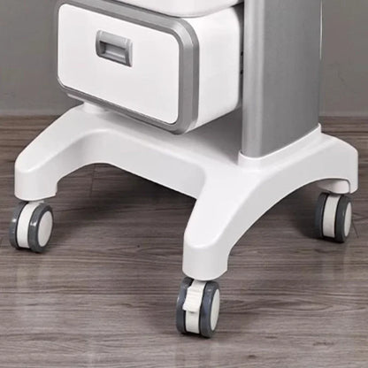 Salonwagen Multifunctioneel – Opbergtrolley – Werkplaatswagen – Schoonmaakwagen – Trolley met Wieltjes – Kunststof Lichtgewicht – Compact Formaat Ivory