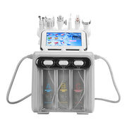 Hydra Gezichtsapparaat - 6 In 1 - H2O2 Water Zuurstof Jet Peel - Huidreiniging - Hydra Dermabrasie-apparaat - QUORE