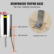 Honing - Imker - Honingcentrifuge - Handmatige honingcentrifuge - Honingcentrifuge - 3 frames roestvrij staal - Honingraat trommel spinner met deksel