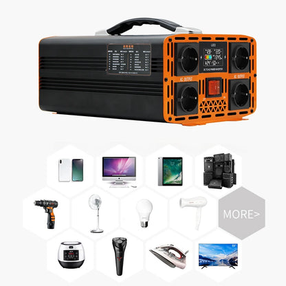 Omvormer – Spanningsomvormer – Stroomomzetter – Stroomconverter – 7000W 12V/24V naar 220V – Pure Sinusgolf – Hoog Piekvermogen - QUORE