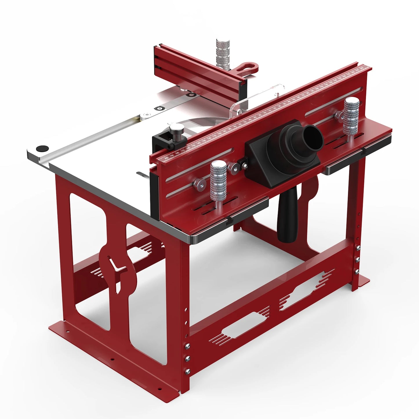 Routertafel – Freestafel – Houtbewerkingsbank – Werkbank – Routerwerkbank – Aluminium Werkblad – Verstelbare Stofkap