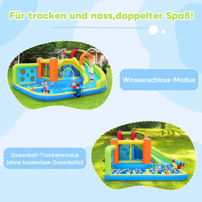 Springkasteel – Springkussen – Bouncy Castle – Speelkasteel – Trampoline – Waterglijbaan – Oxford Stof