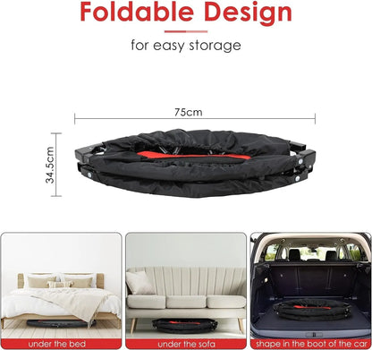 Mini Trampoline - Rebounder - Trampoline - Opvouwbare - met Verstelbare Handgreep – Indoor Rebounder voor Volwassenen – Compacte design voor Cardio en Training