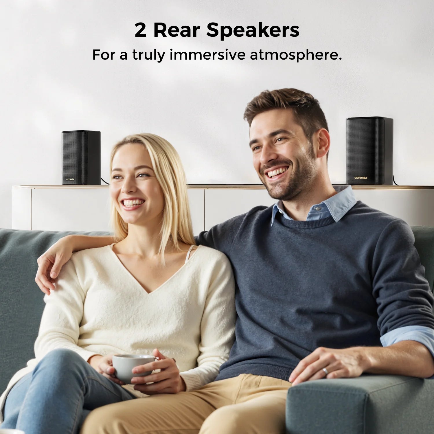 Soundbar – Home Cinema Set – Surround Sound Systeem – TV Speaker – 5.1.2 Kanaals – Dolby Atmos – Draadloze Subwoofer – App Bedienbaar - QUORE
