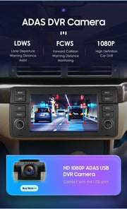 Auto Multimedia Speler - Voor BMW E46 M3 316 323 328 Coupe 318 320 325 330 335 - 1GB32GB - 8 Core - Carplay Scherm - Navigatiesysteem Auto - Multimedia Autoradio - Zwart