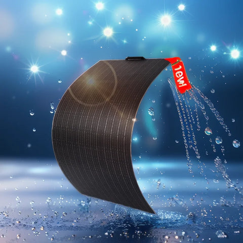 JingYangPV - Zonnepaneel - Opvouwbaar zonnepaneel - zonnepanelen compleet pakket - Monokristallijn silicium - 110W per paneel - 220W Totaal- 18V - Zwart