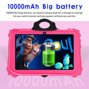 Kindertablet PRO MAX 2024 - Snelle 7 Inch Kindertablet - Vanaf 3 Jaar - Perfect Voor School - Ouderlijk Toezicht - Ook Voor Volwassenen - QUORE