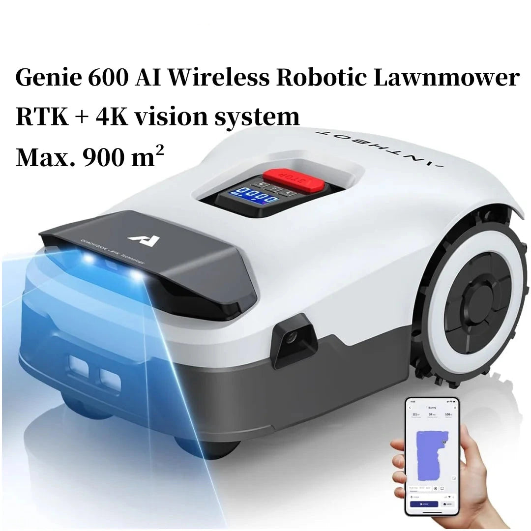 Robotmaaier – Robotic Grasmaaier – Automatisch Grasmaaier – Elektrische Grasmaaier – Slimme Robotmaaier – RTK Navigatie 5 cm Precisie – AI 3D Vision Obstakelherkenning - QUORE