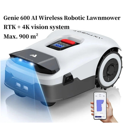Robotmaaier – Robotic Grasmaaier – Automatisch Grasmaaier – Elektrische Grasmaaier – Slimme Robotmaaier – RTK Navigatie 5 cm Precisie – AI 3D Vision Obstakelherkenning - QUORE