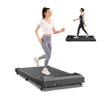 Loopband - Walking pad - Loopbanden - Treadmill - 2.5HP Motor – 1-6km/h Snelheid – 90x38cm Loopoppervlak - Opvouwbare - Compact & Stil
