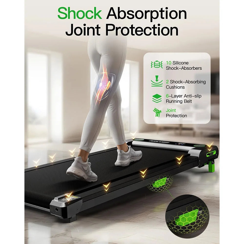 Walking Pad – Loopband – Wandelband – Fitnessapparaat – Compact – Verstelbare Helling – Stil Geluid