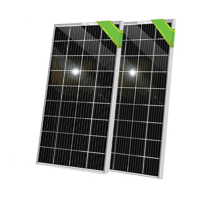 Zonnepaneel - Zonnepaneelset - Draagbaar - Opvouwbare - Flexibele - Waterdict - Outdoor Emergency Backup - met Bifaciaal Ontwerp - voor Thuis - Tenten - Buiten - Kamperen - Waterdicte - 200W - 100 x 53 x 30 cm - Zwart & Zilver