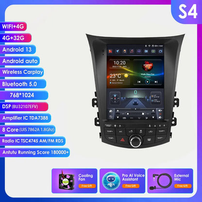 Autoradio Hyundai I30 GD – Multimedia Speler – GPS Navigatie – Android Auto – CarPlay – 9,7 Inch QLED Touchscreen – Android 14 – Bluetooth 5.0 - QUORE
