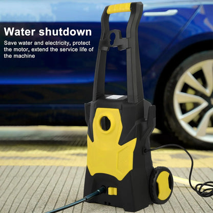 Hogedrukreiniger – Elektrische Spuit – Waterkracht Spuit – Terrasreiniger – Tuinspuit – 220V – 1600W Motor – 110 Bar Druk met 3 Meter Slang