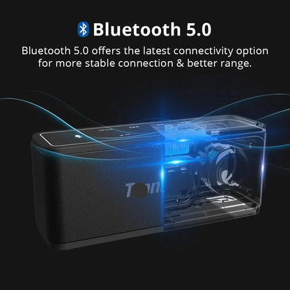 Bluetooth Speaker - Party Speaker - 40W - Draadloze - Draagbare - Touchbediening - 25 Uur Speeltijd - Voor Thuis & Reizen - Zwart