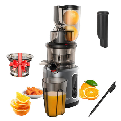 Slowjuicer - Juicer - Juice Maker - Sapcentrifuge - Sapcentrifuges Groenten en Fruit - 200W – 75mm Vulopening – Langzaam Masticerend