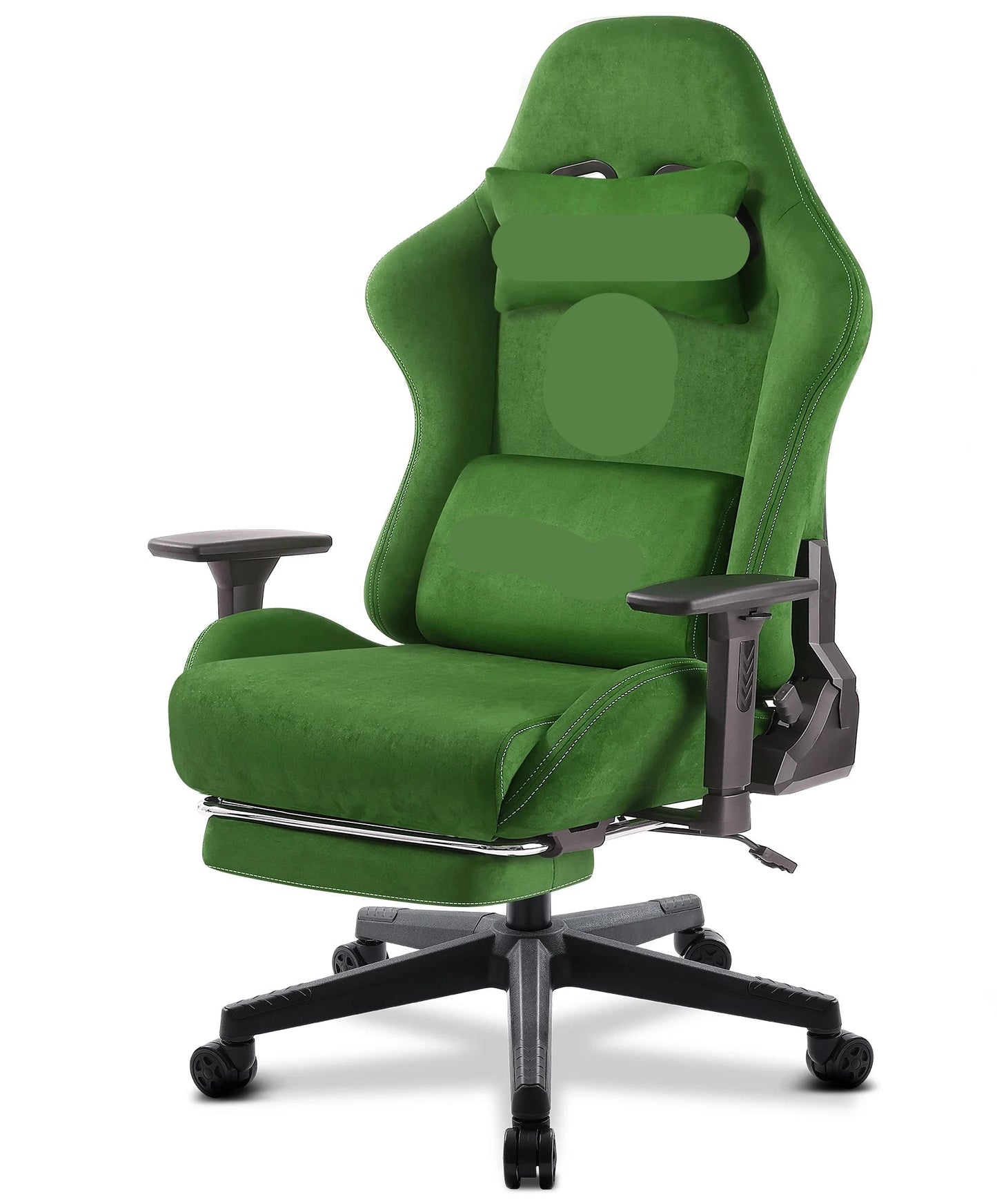 Ergonomische Bureaustoel – Gamingstoel – Kantoorstoel – Werkstoel – Relaxstoel – Ademend Faux Suède – 3D Verstelbare Armleuningen - QUORE