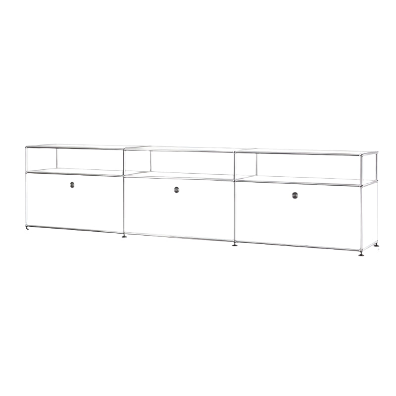 TV-Kast – TV-Meubel – Media Meubel – Woonkamer Kast – Roestvrij Staal – Modern Metalen Frame - Stijl 2
