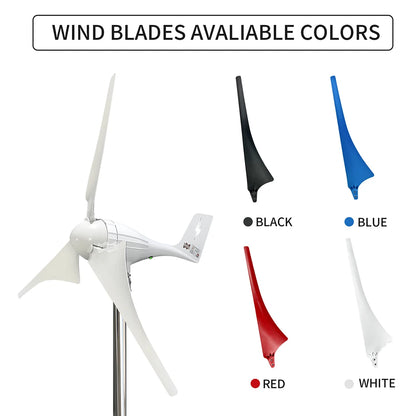 Windturbine – Windgenerator – Windmolen – Groene Energie – 600W Vermogen – Aluminium Behuizing - QUORE
