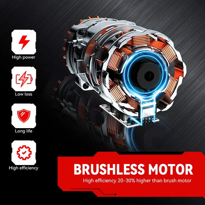 Grastrimmers - Met Accu - Snoeischaar - Onkruidborstel Electrisch - Snijder - 10 inch - 18V Batterij - 36000RPM - Tuingereedschap - Vouwbaar - Verstelbaar Handvat - Zonder Accu