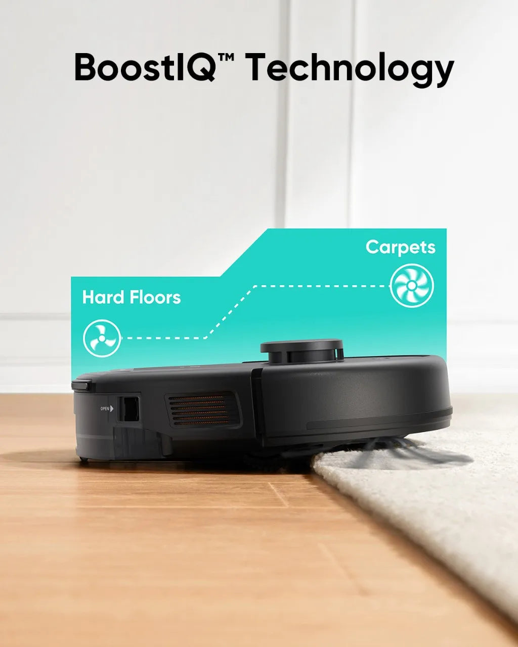 Robotstofzuiger – Dweilrobot – Stofzuiger – Automatische Stofzuiger – Draadloze Stofzuiger – 50W Zuigkracht – Accuduur 80 Minuten