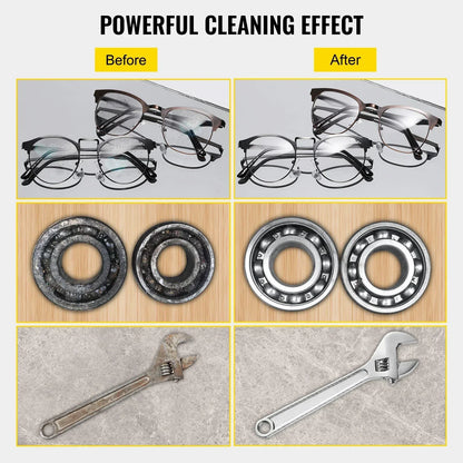 Ultrasoon Reiniger - Roestvrij Staal Professionele -  Ultrasone Reinigingsapparaat - Digitale Verwarmings Timer - Sieraden - Brillen - Tanden -30L - QUORE