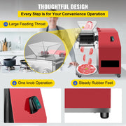 Meat grinder - Food processor - Food robot - Vegetable slicer - 850W - 50Hz - 1440 RPM - Blade space 10 mm - Food processor - Mincer - Red