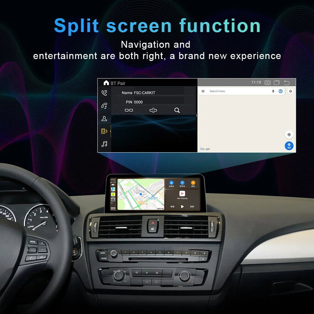 Multimedia Autoradio – Android Auto Speler – CarPlay Systeem – Navigatie Unit – Touchscreen Display – 10,25 Inch HD Scherm – 8GB RAM 128GB Opslag