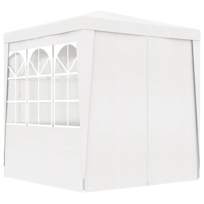 Paviljoen – Tuinpaviljoen – Partytent – Buitentent – Tuinent – Overkapping – Waterdicht – Robuust Stalen Frame - 2.5 x 2.5 m - Wit