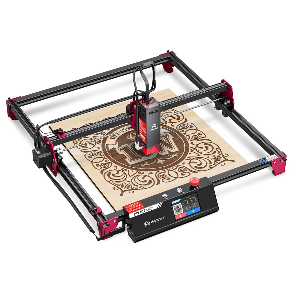 AlgoLaser Laser Engraving Machine DIY KIT MK2 10W High Precision Laser Spot Cutting Machine 3.5Inch Touch Screen Laser Engraver - QUORE