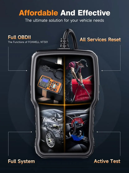 FOXWELL NT510 Elite For MB MERCEDES BENZ Bidirectional All System OBD2 Scanner Diagnostic Scan Tool Oil Reset EPB