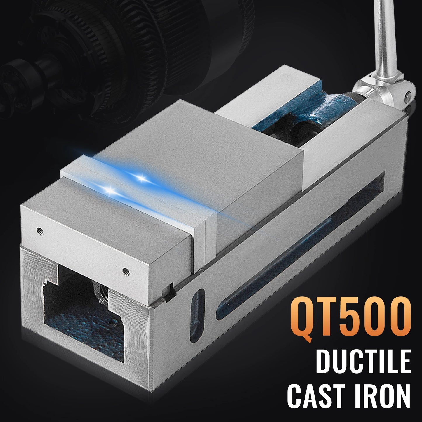 Vice - Vise Table Clamp - Bench Vice - Vise Clamp - 4 Inch Jaw Width - High Precision Vice - Fixed Jaw