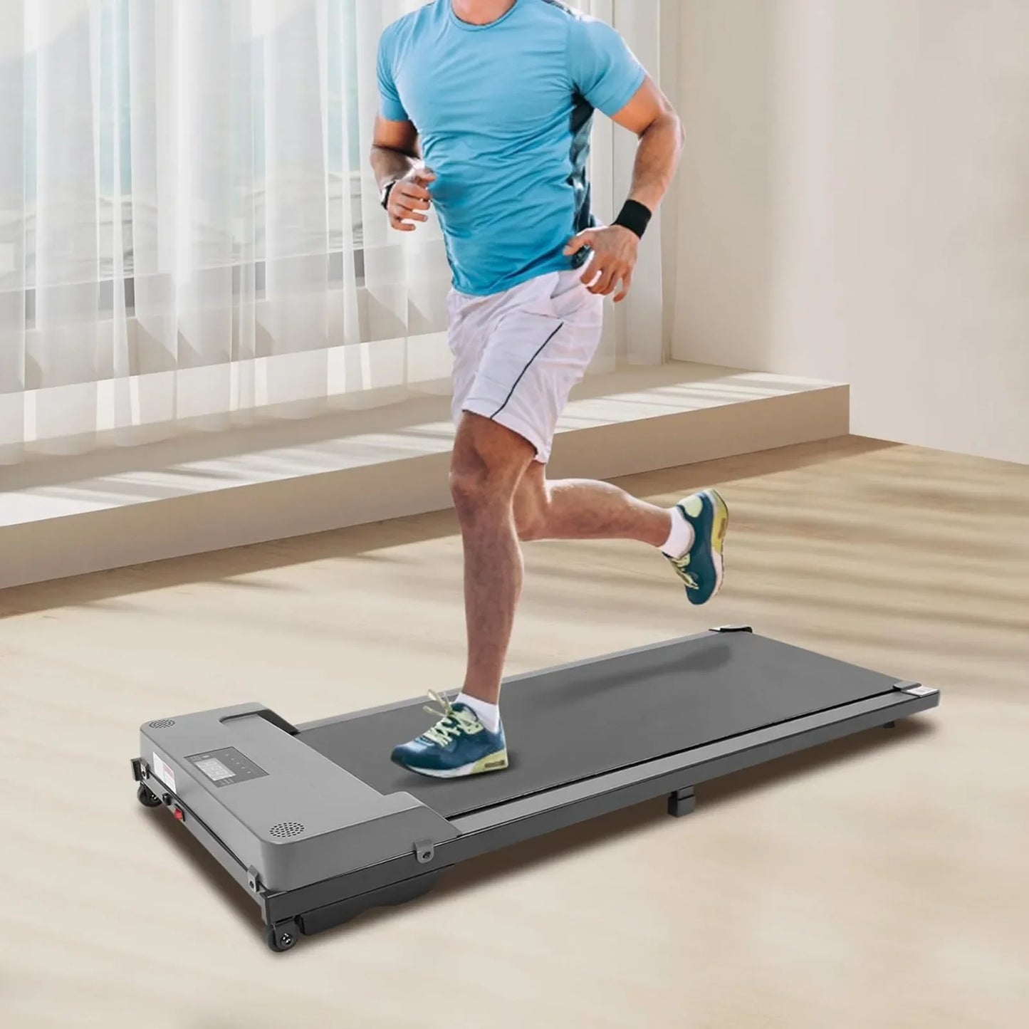Loopband – Treadmill – Wandelmachine – Fitnessapparaat – Compact Model – 3.0HP Motor – Groot Loopoppervlak