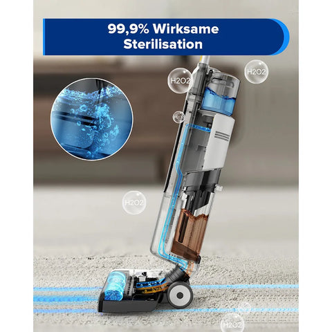 Cordless Stick Vacuum Cleaner - Stick Vacuum Cleaner - Vacuum Cleaner - Cordless Stick Vacuum Cleaner - Powerful Suction - 150W - 220V - 2600mAh - 80dB - White/Black