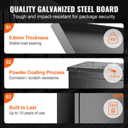 Letterbox - Parcel mailbox - Wall mailbox - Parcel box - Drop Box for postal parcels - Post Drop Box - Hanging Parcel Box - Standing Parcel Safe - Waterproof Parcel Box - 44 inch - with Coded Lock Anti-Theft Bracket for Porch Curb