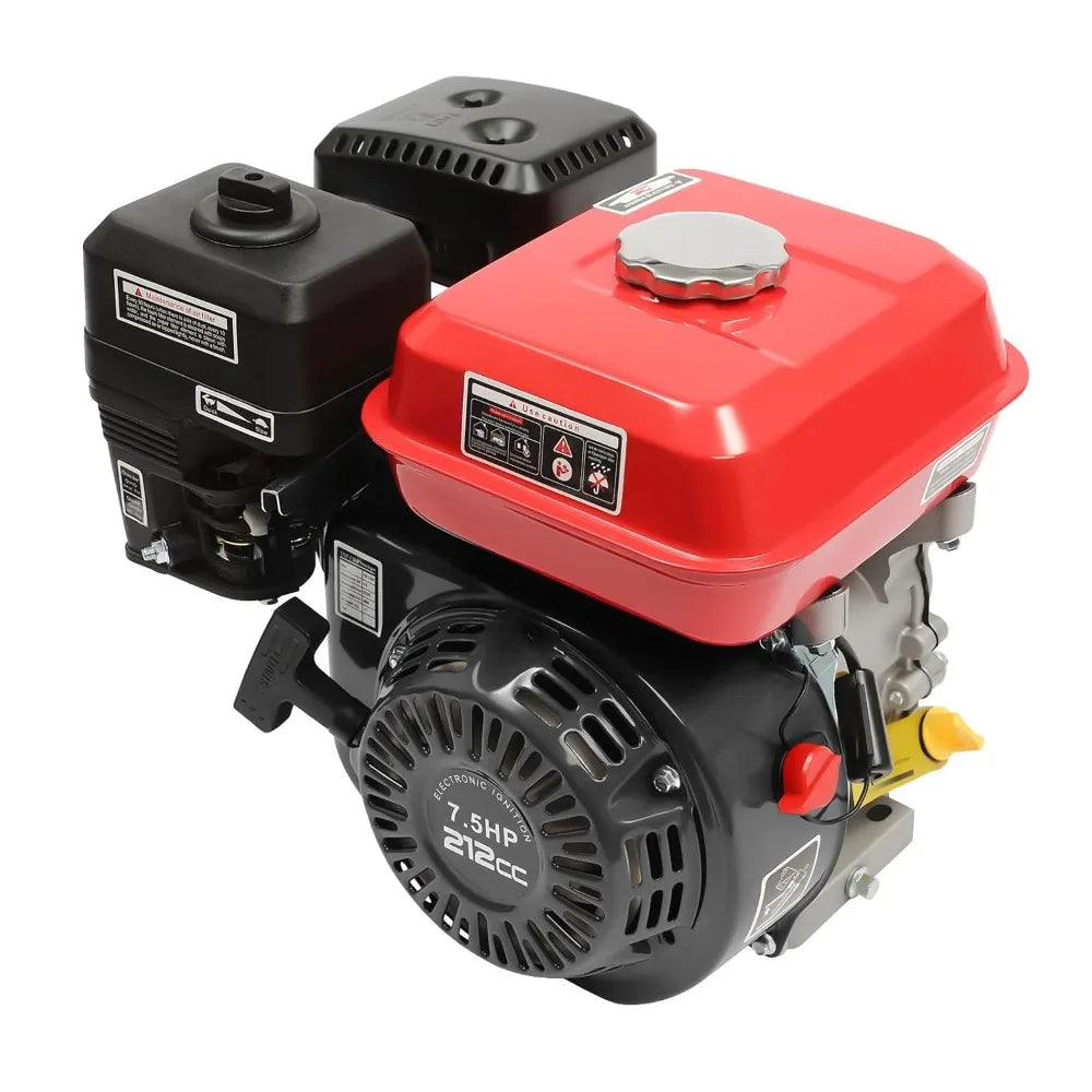 Benzine Waterpomp - Vijverpomp - Pomp - Tuinpomp - 7.5PK 4-Takt - 4000W - 208CC - 3600RPM – Luchtgekoelde Motor voor Go-Karts & Waterpompen