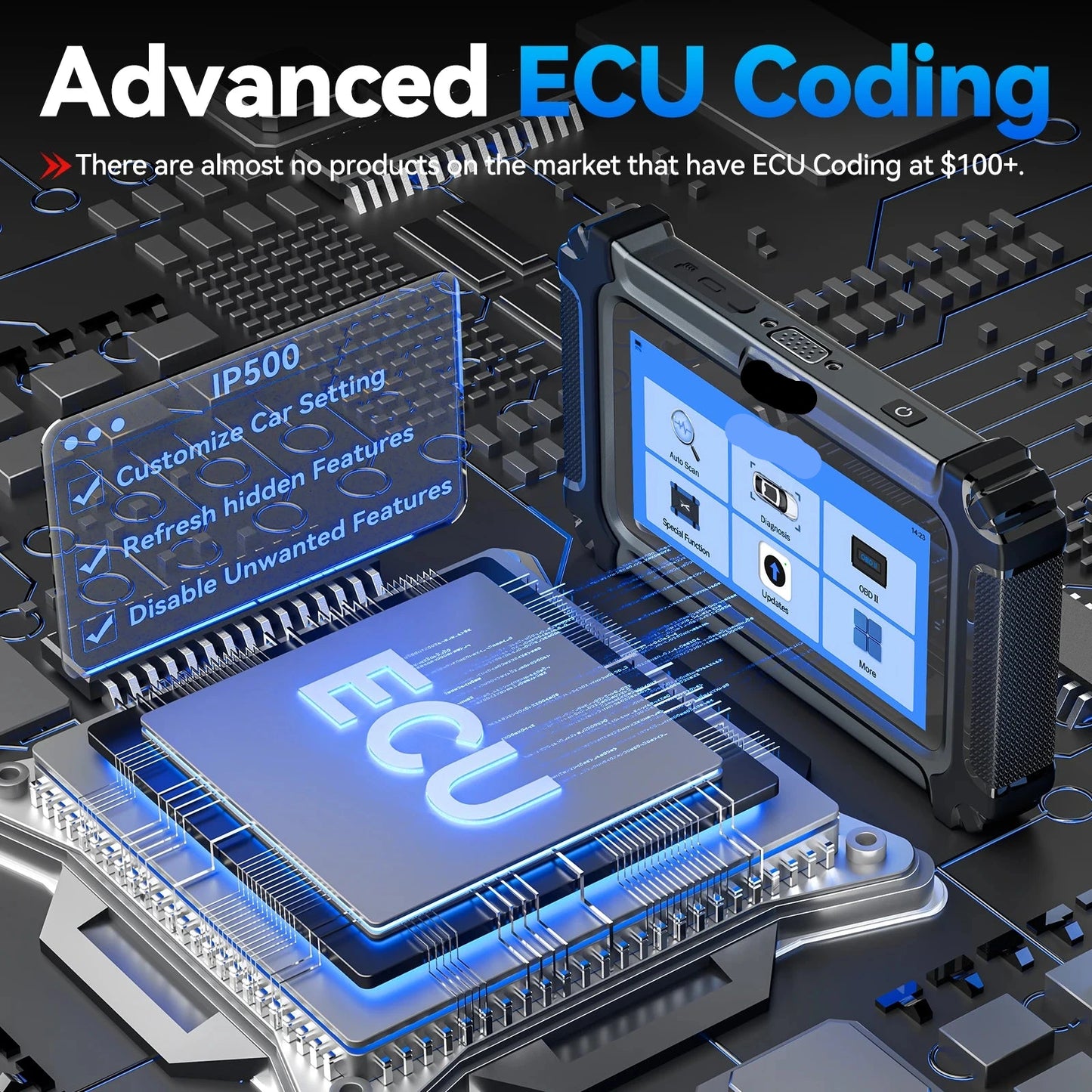 Diagnose Tool – Diagnosetester – Auto Scanner – ECU Programmer – Systeemscan – 25+ Functies – Levenslange Updates