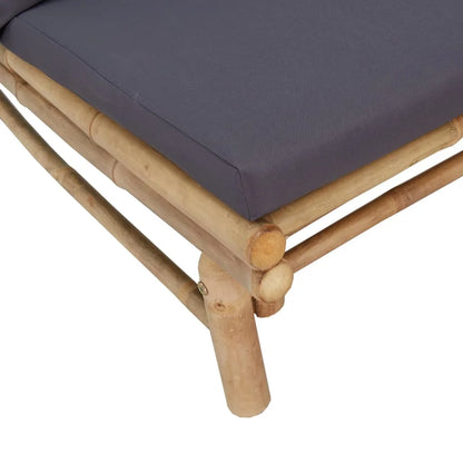 Bamboe Loungeset – Buitenmeubel – Tuinset – Balkonset – Modulair Design – Duurzaam Materiaal – Comfortabele Kussens