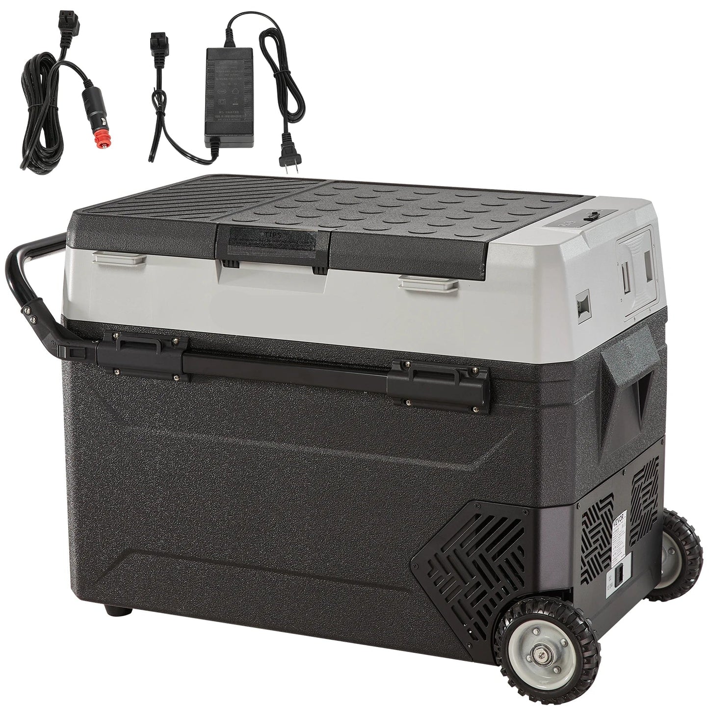 Draagbare Koelkast – Mobiele Koeler – Mini Koelkast – Auto Koelkast – 38 Liter Capaciteit – Twee Koelzones