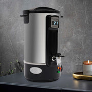 Elektrische Wassmelter - Wazsmelter - Kaarsen Maken - Kaarswas -   Verwarmingspot - 12L/1100W - 3,92 kg - Grijs