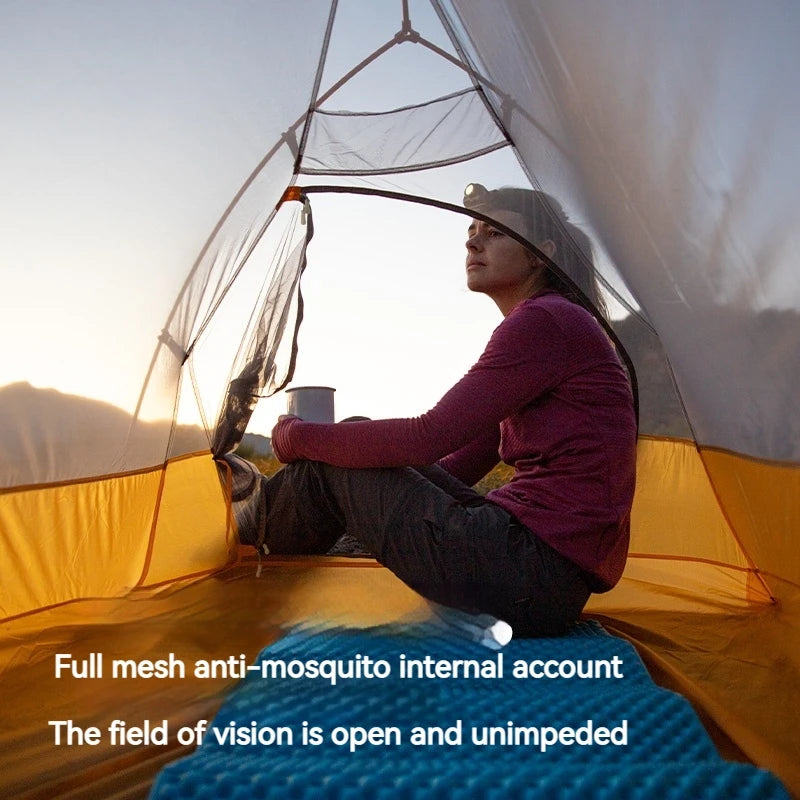 Ultralichte 2-Persoons Tent – Kampeertent – Trekkingtent – Buitentent – Outdoor Tent – Waterdicht tot 3000 mm – Compact en Lichtgewicht