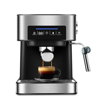 Espressomachine – Koffiezetapparaat – Cappuccinomachine – Melkopschuimer – 20 Bar Pomp – 1,6 Liter Watertank