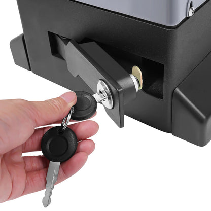 Schuifpoortopener - Elektronisch poortopener - Automatische Poortopener - Hekopener - 750W - Elektrische Schuifpoortopener - Max 1600kg - 1400RPM - Stille Motor met Afstandsbediening & Sleutels - QUORE