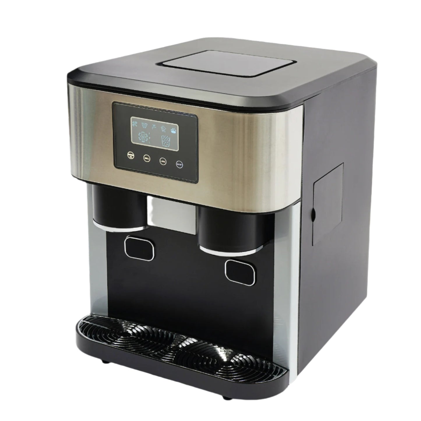 IJsmaker – Ijsmachine – Ijsblokjesmaker – Ijscrusher – Waterreservoir 1,8L – 100-150W Motorvermogen – LCD-Touchpaneel