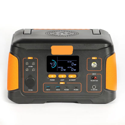 Draagbare Power Station – Mobiele Energiebron – Externe Accu – Powerbank – 932,4 Wh Capaciteit – 1000W Continu Vermogen