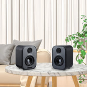 Aiyima - S400 - Luidspreker - Luidsprekerkabels - Speaker - Speakers voor PC - 80W - 45Hz-20KHz - 4-8 Ohm - Zwart