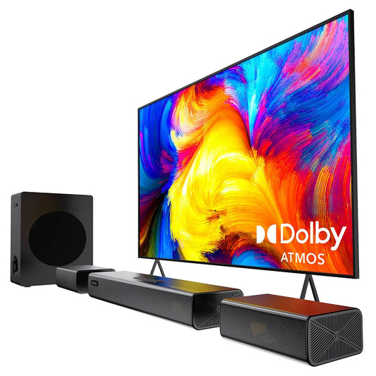 Soundbar – Geluidsset – Home Cinema – Subwoofer – Surround Speakers – 320W Output – Dolby Atmos