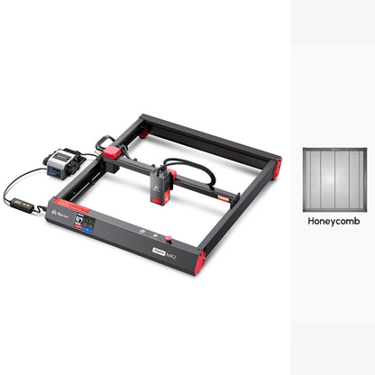 AlgoLaser Alpha MK2 Laser Engraver 20W Output Power 3.5” Color Touch Screen App Offline Control DIY Engraver Tool for Metal MDF